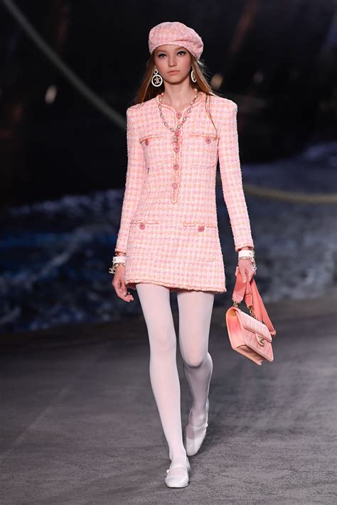 chanel pink putifit for girls tracking suit|chanel pants.